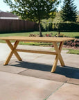 Oakville Outdoor Teak Dining Table - LOOMLAN - HiTeak - Outdoor Dining Tables