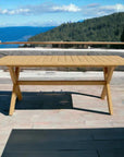 Oakville Outdoor Teak Dining Table - LOOMLAN - HiTeak - Outdoor Dining Tables
