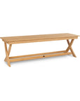 Oakville Teak Rectangular Patio Picnic Dining Set 3PC - LOOMLAN - HiTeak - Outdoor Dining Sets