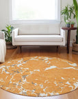 LOOMLAN Rugs Oceana Orange Washable Indoor-Outdoor Rug