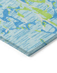 LOOMLAN Rugs Oceana Sky Washable Indoor-Outdoor Rug