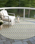 LOOMLAN Rugs Octavia Ivory Washable Indoor-Outdoor Rug