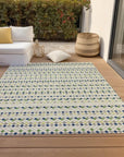 LOOMLAN Rugs Octavia Ivory Washable Indoor-Outdoor Rug