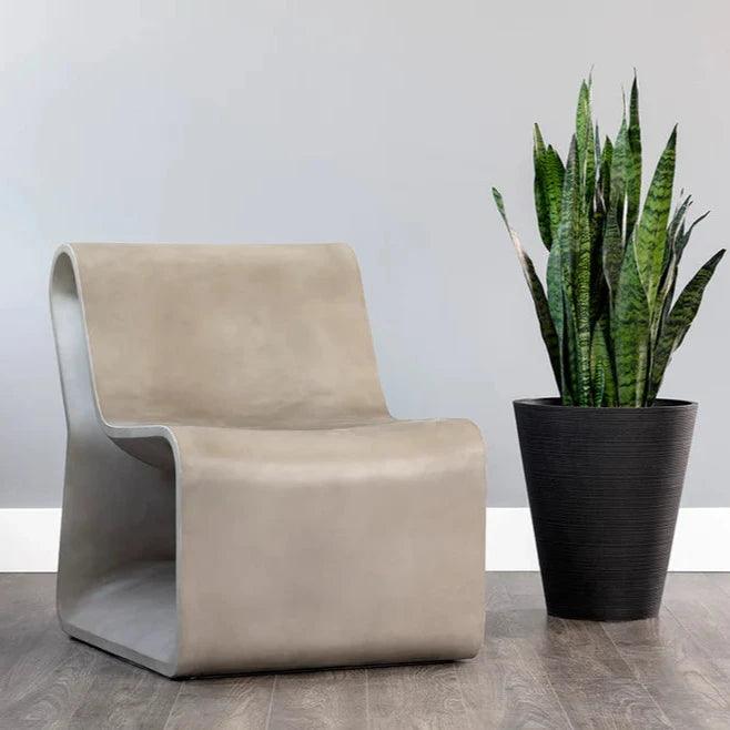SUNPAN Odyssey Concrete Outdoor Lounge Chair