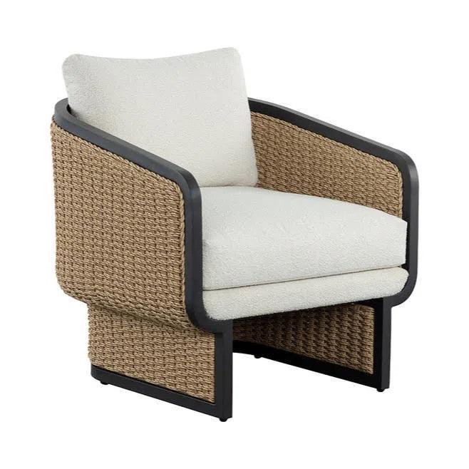 Olbia Lounge Chair Louis Cream Outdoor - LOOMLAN - SUNPAN - Outdoor Lounge Chairs