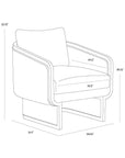 Olbia Lounge Chair Louis Cream Outdoor - LOOMLAN - SUNPAN - Outdoor Lounge Chairs