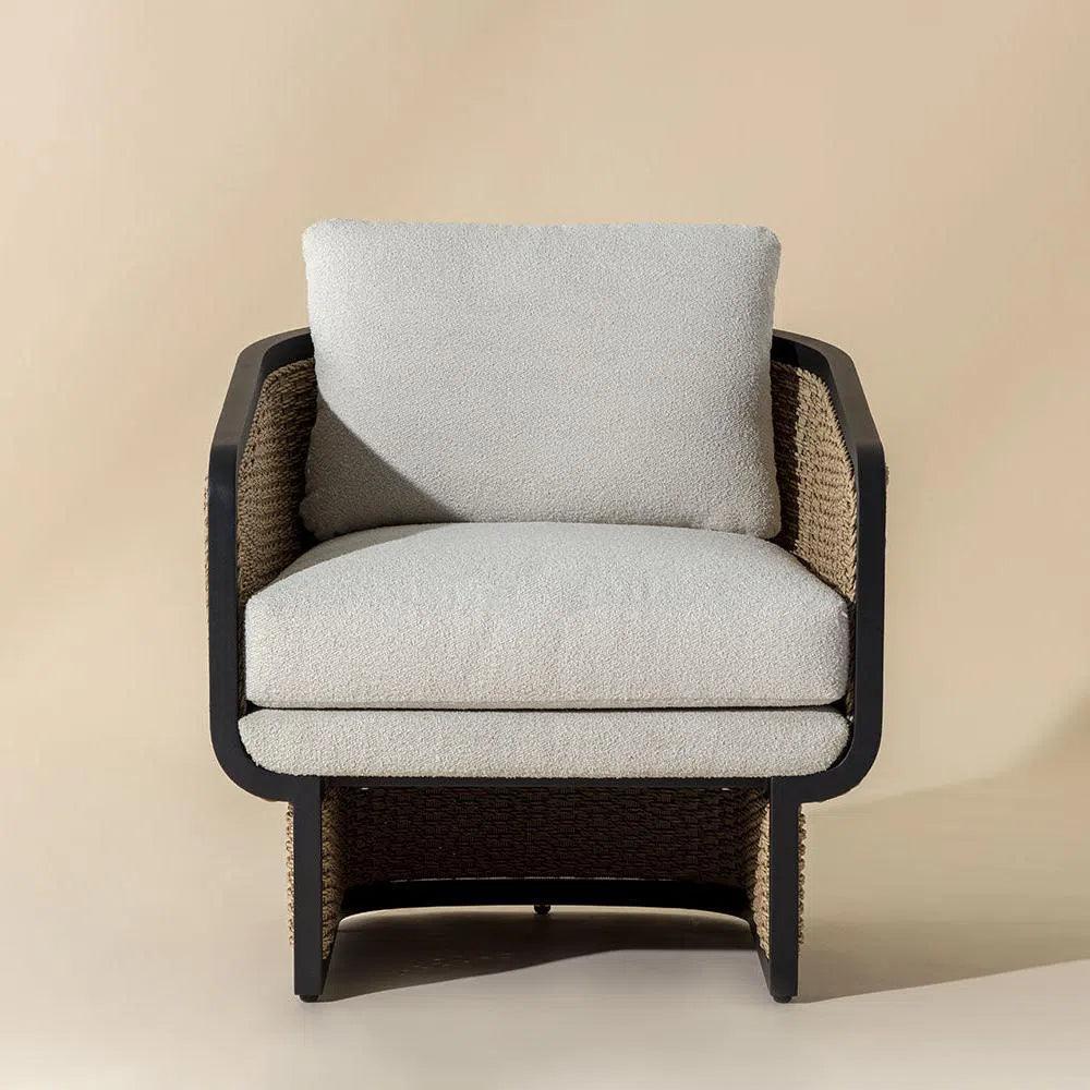 Olbia Lounge Chair Louis Cream Outdoor - LOOMLAN - SUNPAN - Outdoor Lounge Chairs