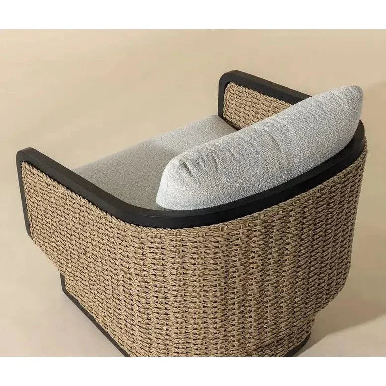 Olbia Lounge Chair Louis Cream Outdoor - LOOMLAN - SUNPAN - Outdoor Lounge Chairs