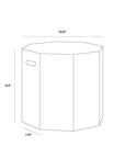 Ollo End Table Concrete For Indoor Outdoor - LOOMLAN - SUNPAN - Outdoor Side Tables