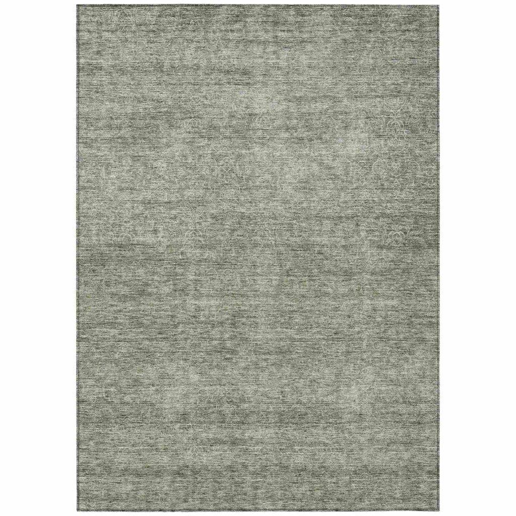 LOOMLAN Rugs Omera Green Washable Indoor-Outdoor Rug