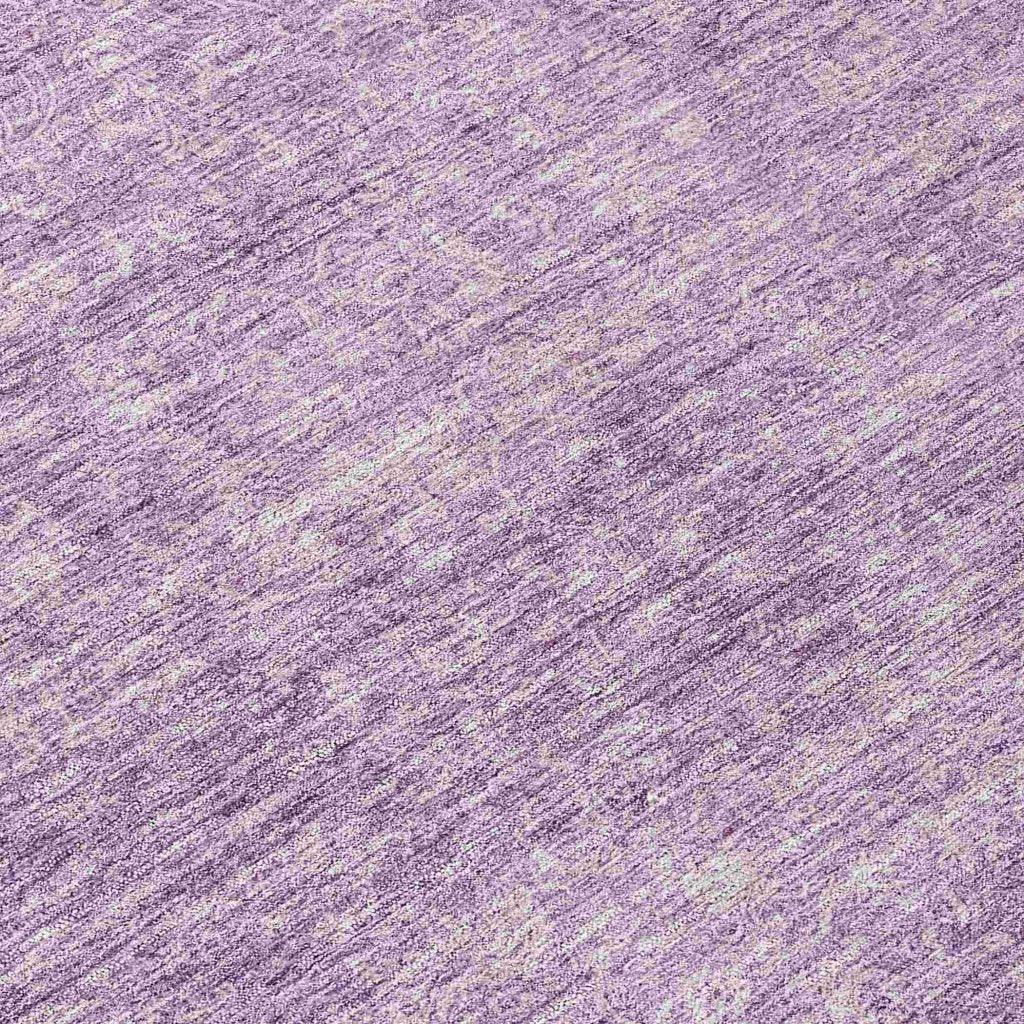 LOOMLAN Rugs Omera Purple Washable Indoor-Outdoor Rug