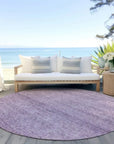 LOOMLAN Rugs Omera Purple Washable Indoor-Outdoor Rug