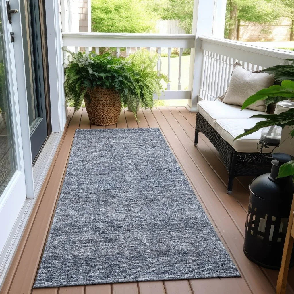 LOOMLAN Rugs Omera Sky Washable Indoor-Outdoor Rug