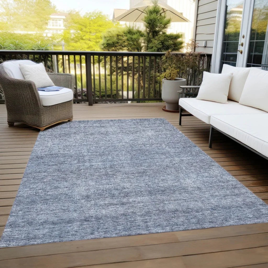 LOOMLAN Rugs Omera Sky Washable Indoor-Outdoor Rug