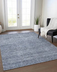 LOOMLAN Rugs Omera Sky Washable Indoor-Outdoor Rug