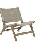 Coastal Teak Outdoor Accent Chair