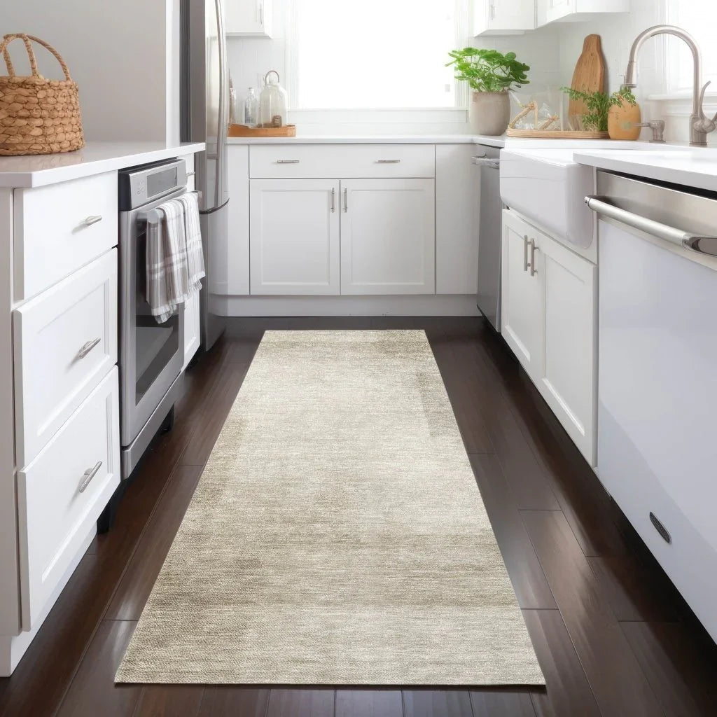 LOOMLAN Rugs Opaline Brown Washable Indoor-Outdoor Rug
