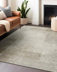 LOOMLAN Rugs Opaline Brown Washable Indoor-Outdoor Rug