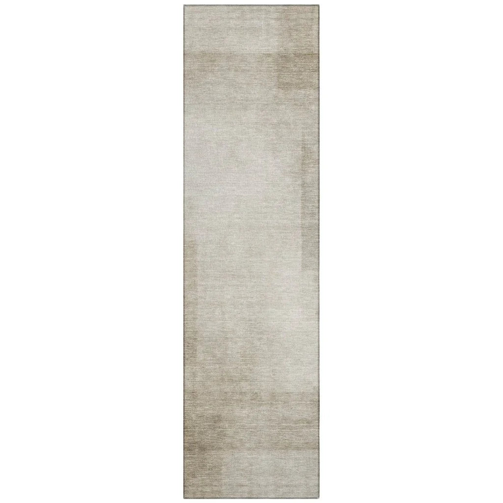 LOOMLAN Rugs Opaline Brown Washable Indoor-Outdoor Rug