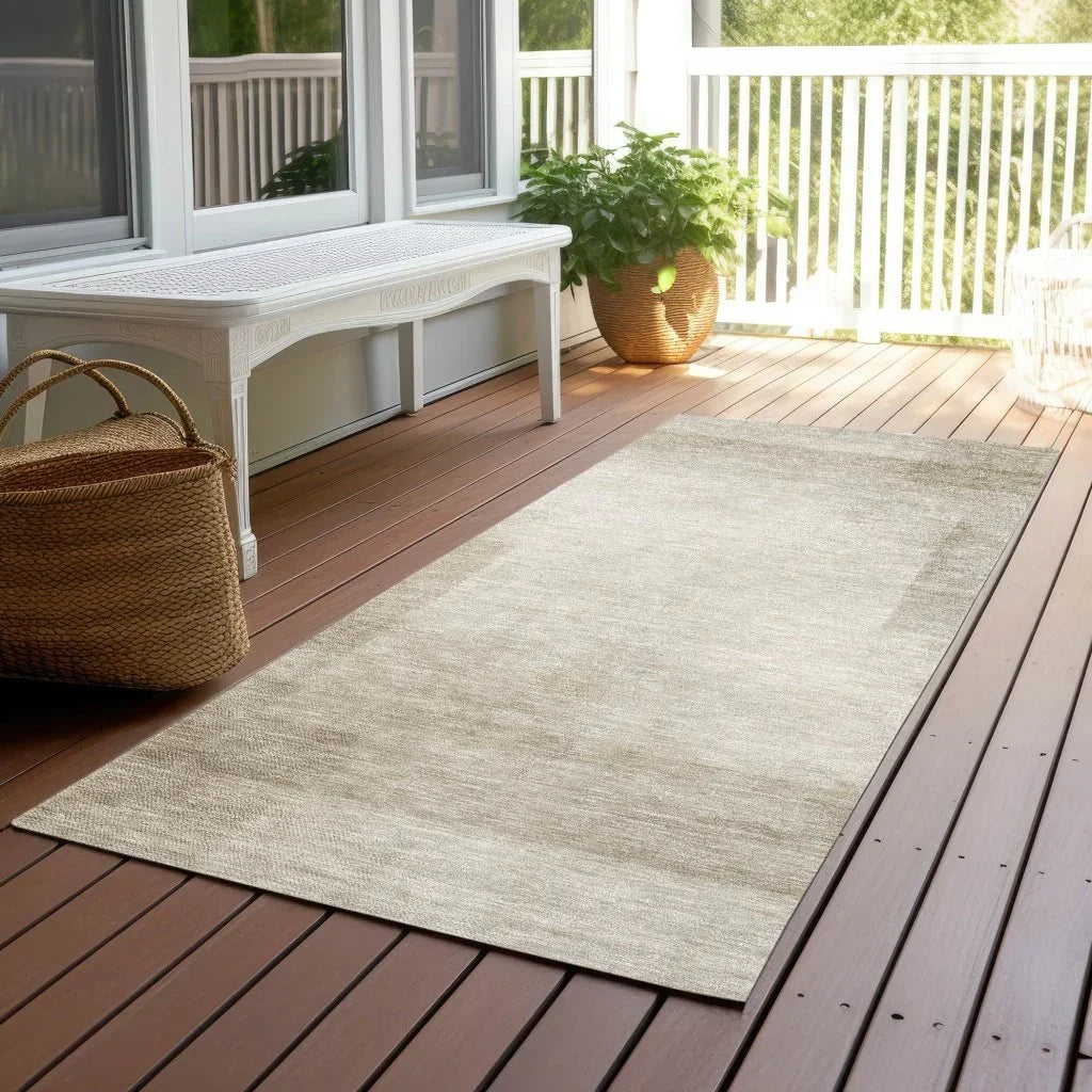 LOOMLAN Rugs Opaline Brown Washable Indoor-Outdoor Rug