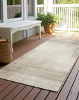 LOOMLAN Rugs Opaline Brown Washable Indoor-Outdoor Rug