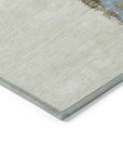 LOOMLAN Rugs Opalineh Brown Washable Indoor-Outdoor Rug