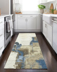 LOOMLAN Rugs Opalineh Brown Washable Indoor-Outdoor Rug