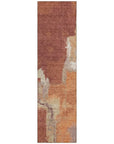 LOOMLAN Rugs Orave Orange Washable Indoor-Outdoor Rug