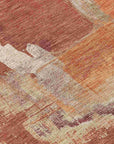 LOOMLAN Rugs Orave Orange Washable Indoor-Outdoor Rug