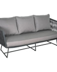 Seasonal Living Orion 3 Seat Sofa - Dark Pebble Outdoor