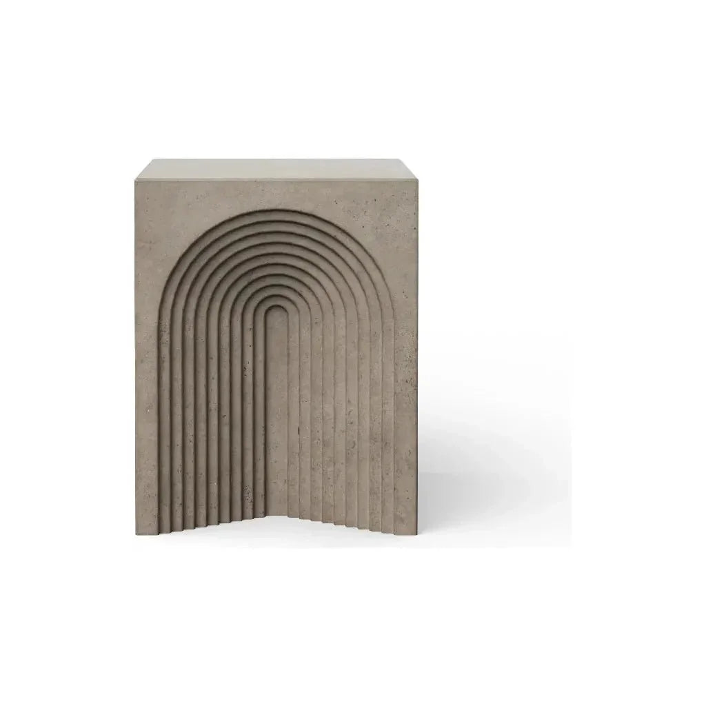Orion Concrete Made Outdoor Stool - LOOMLAN - Urbia - Garden Stools