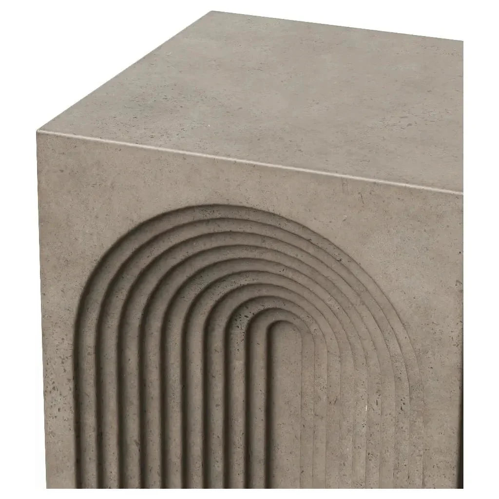 Orion Concrete Made Outdoor Stool - LOOMLAN - Urbia - Garden Stools