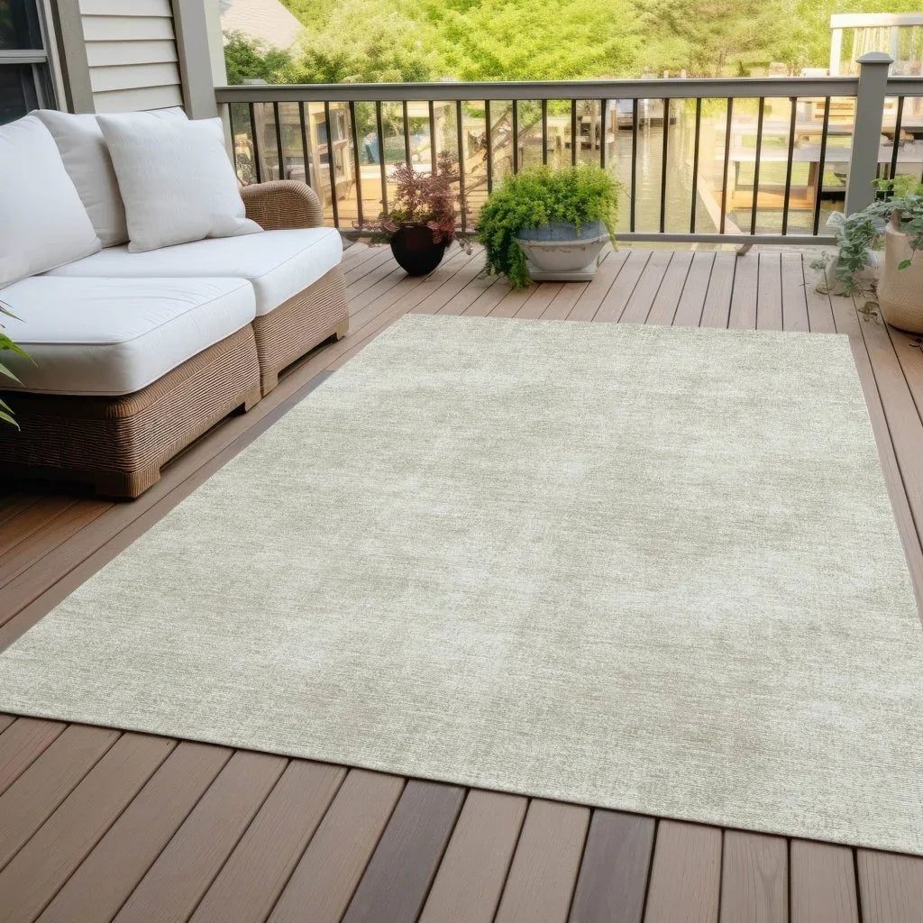 LOOMLAN Rugs Orlena Beige Washable Indoor-Outdoor Rug