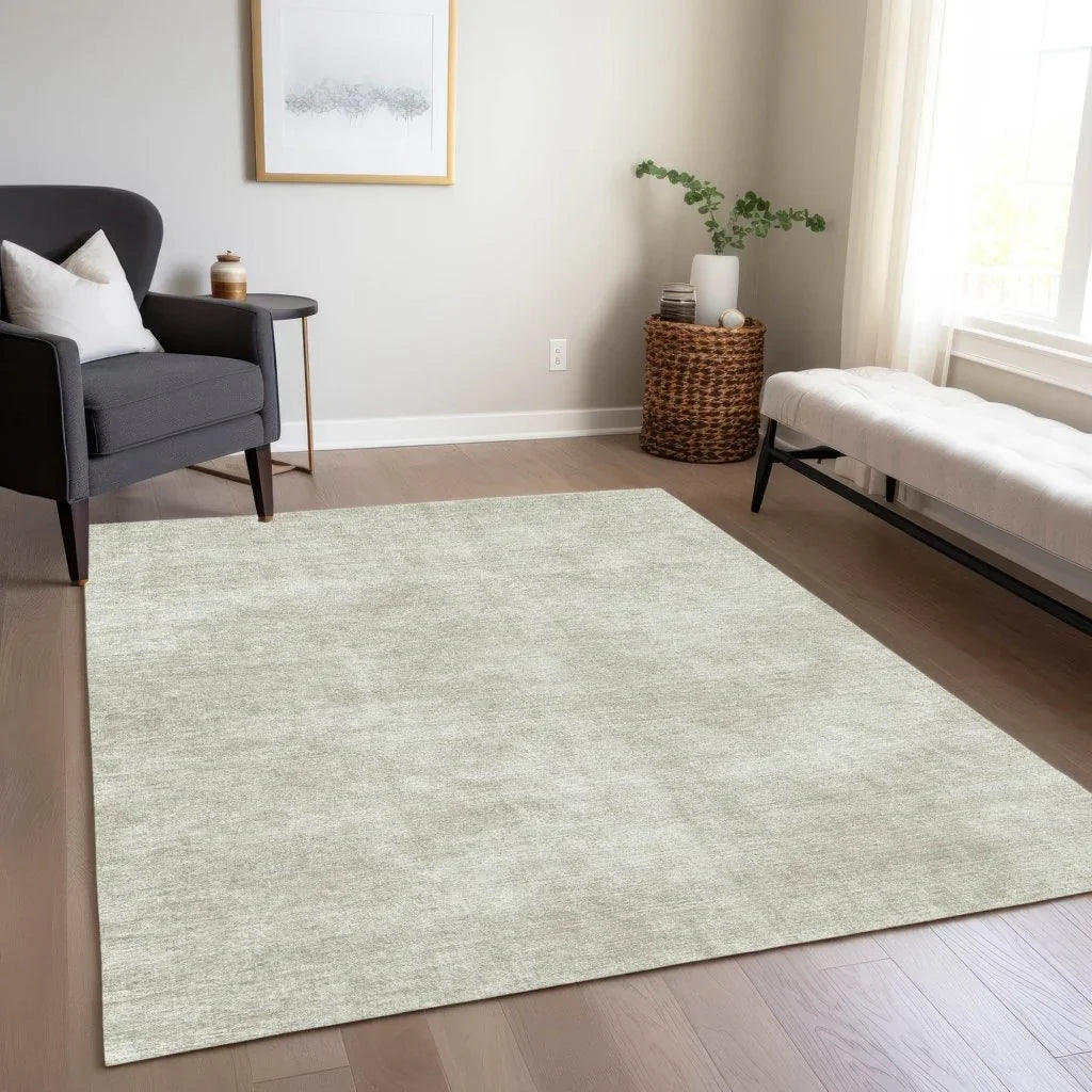 LOOMLAN Rugs Orlena Beige Washable Indoor-Outdoor Rug
