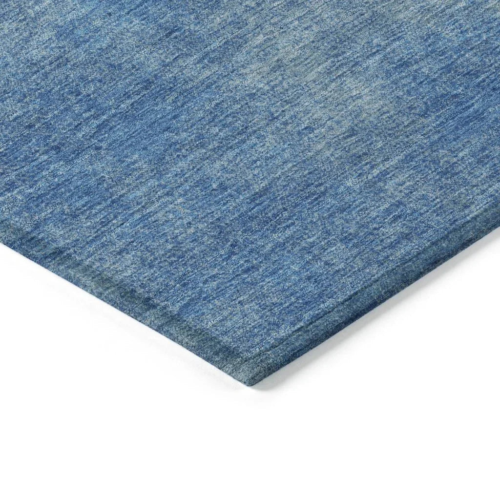 LOOMLAN Rugs Orlena Blue Washable Indoor-Outdoor Rug