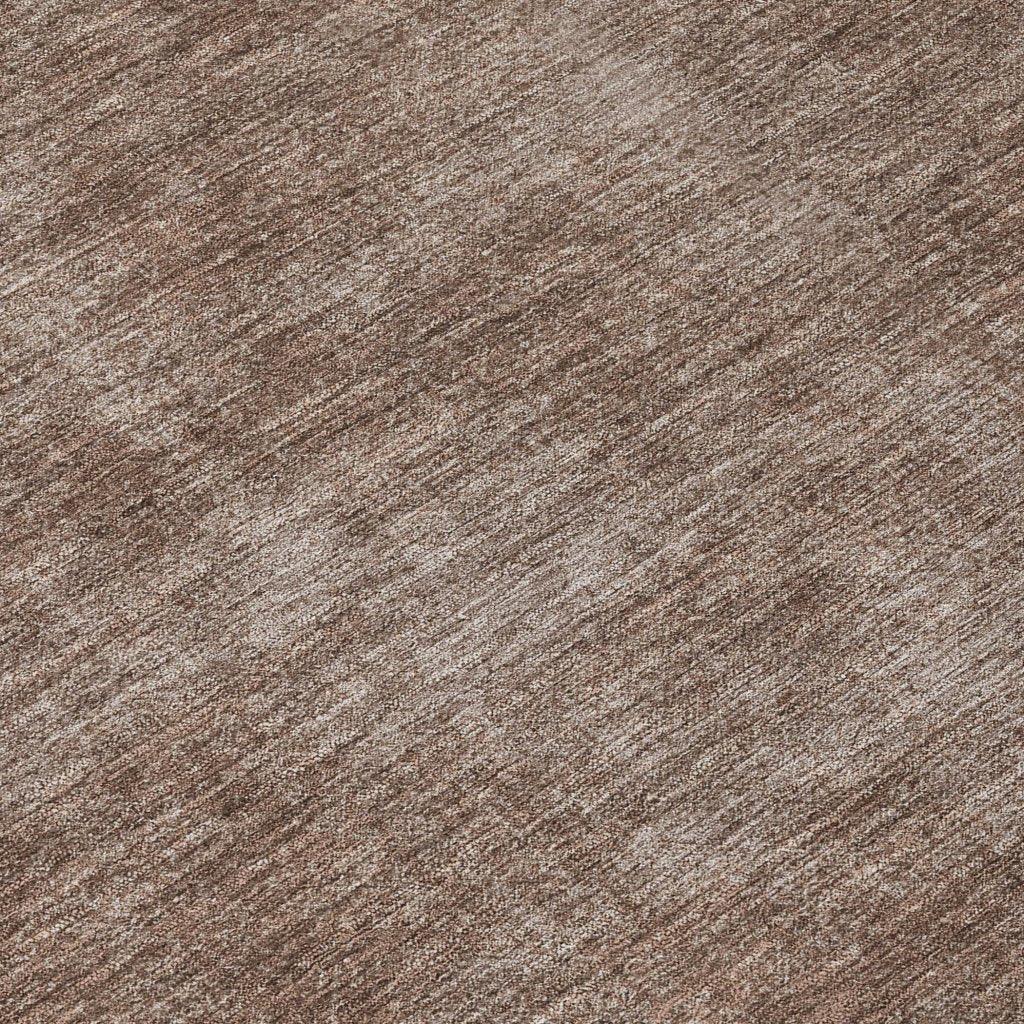 LOOMLAN Rugs Orlena Brown Washable Indoor-Outdoor Rug