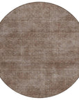 LOOMLAN Rugs Orlena Brown Washable Indoor-Outdoor Rug
