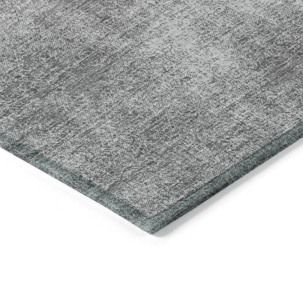 LOOMLAN Rugs Orlena Gray Washable Indoor-Outdoor Rug