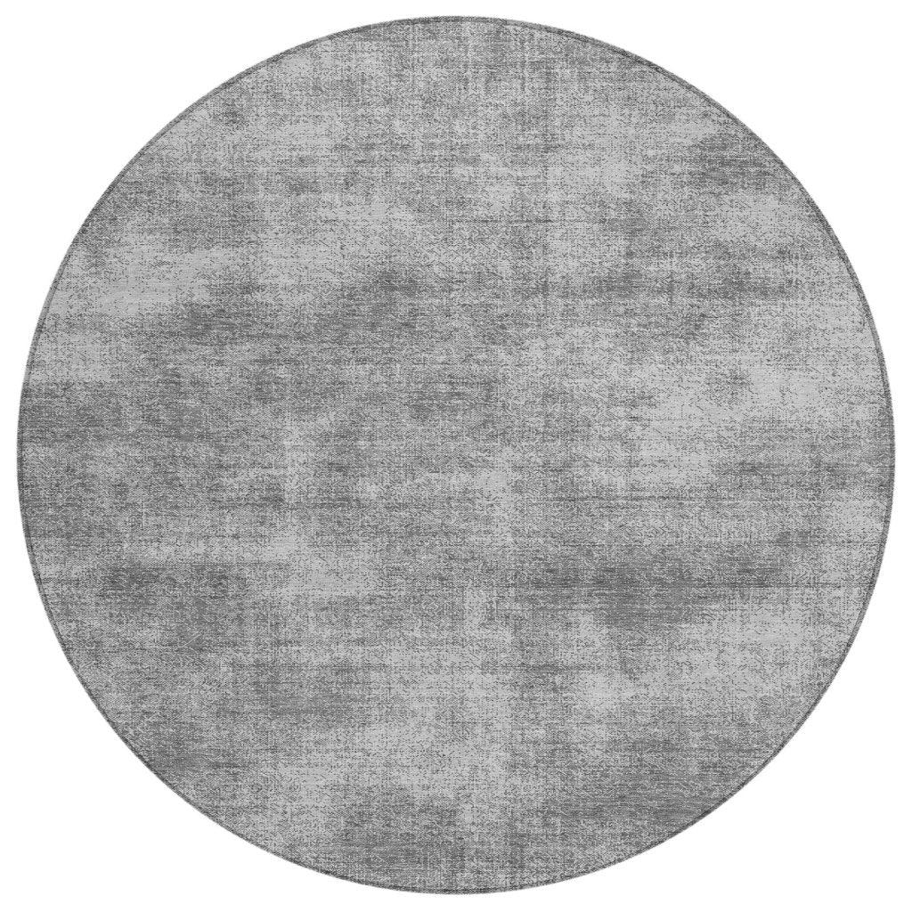LOOMLAN Rugs Orlena Gray Washable Indoor-Outdoor Rug