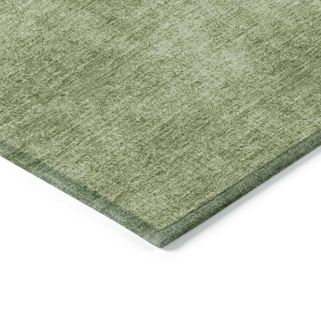 LOOMLAN Rugs Orlena Green Washable Indoor-Outdoor Rug