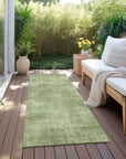 LOOMLAN Rugs Orlena Green Washable Indoor-Outdoor Rug