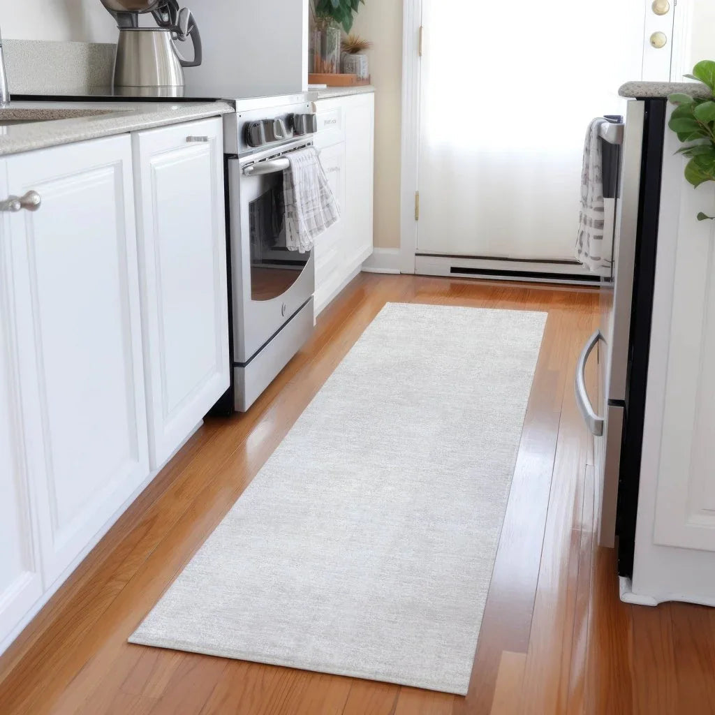 LOOMLAN Rugs Orlena Ivory Washable Indoor-Outdoor Rug