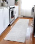 LOOMLAN Rugs Orlena Ivory Washable Indoor-Outdoor Rug