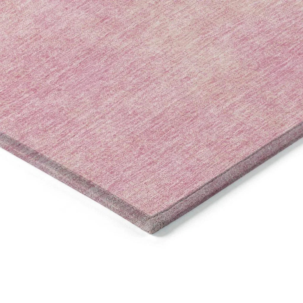 LOOMLAN Rugs Orlena Pink Washable Indoor-Outdoor Rug