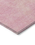 LOOMLAN Rugs Orlena Pink Washable Indoor-Outdoor Rug