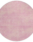 LOOMLAN Rugs Orlena Pink Washable Indoor-Outdoor Rug
