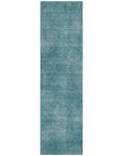 LOOMLAN Rugs Orlena Teal Washable Indoor-Outdoor Rug