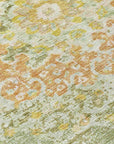 LOOMLAN Rugs Ornella Green Washable Indoor-Outdoor Rug