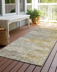 LOOMLAN Rugs Oronte Gray Washable Indoor-Outdoor Rug