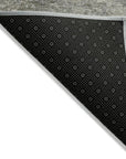 LOOMLAN Rugs Oronte Gray Washable Indoor-Outdoor Rug